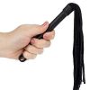 Darker Shades Whips & Ticklers Bondara Suede Fantasy Flogger Whip - 12 Inch Black Floggers, Whips & Ticklers