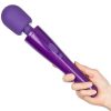 Bondara Bondara Glitter 10 Function Rechargeable Wand Vibrator Purple Vibrators