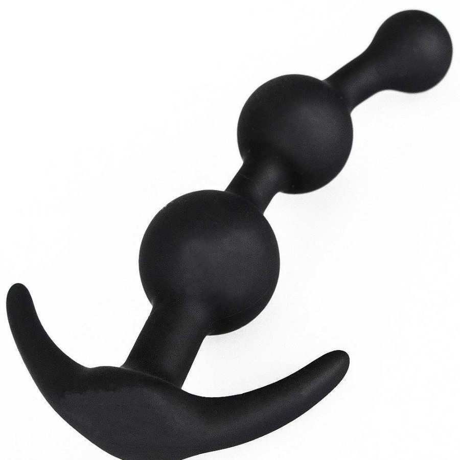 Bondara Bondara Silicone Anchor Anal Beads - 5 Inch Black Anal Toys