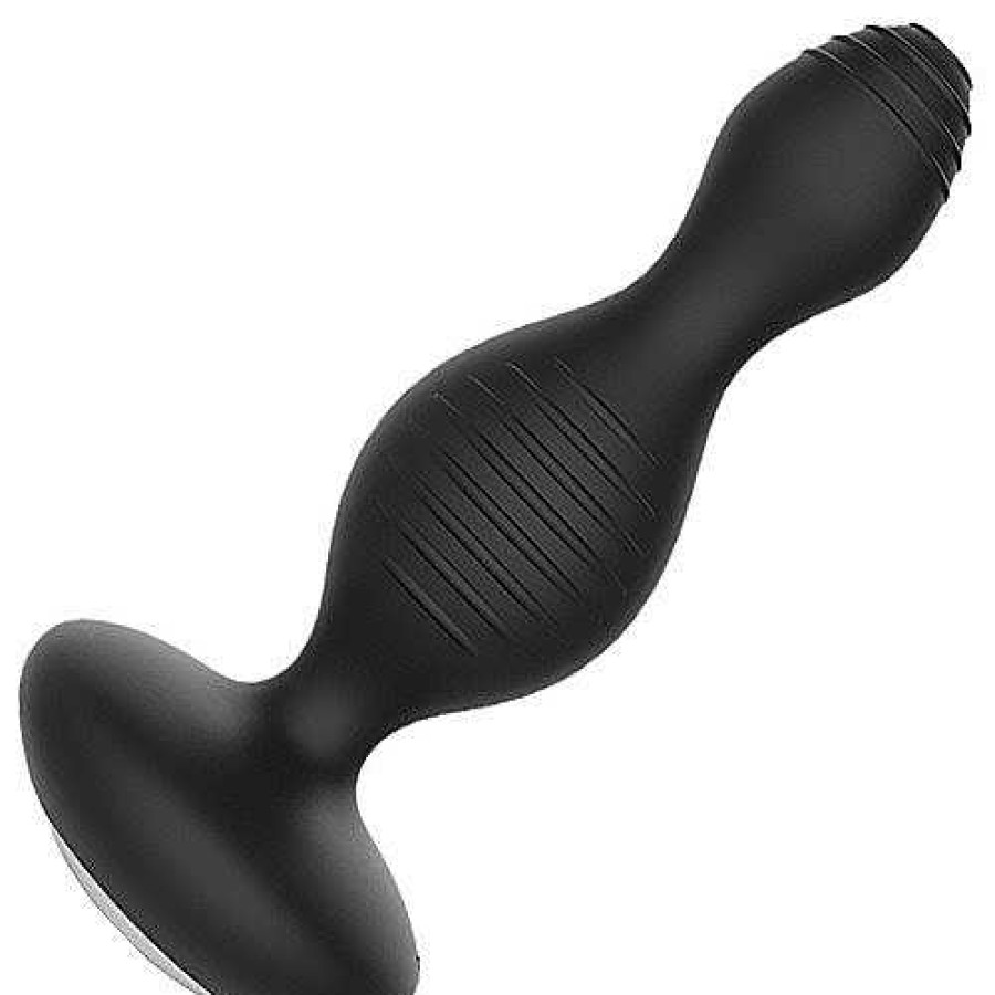 Bondara Electroshock 10 Function Vibrating Butt Plug - 5.5 Inch Black Butt Plugs